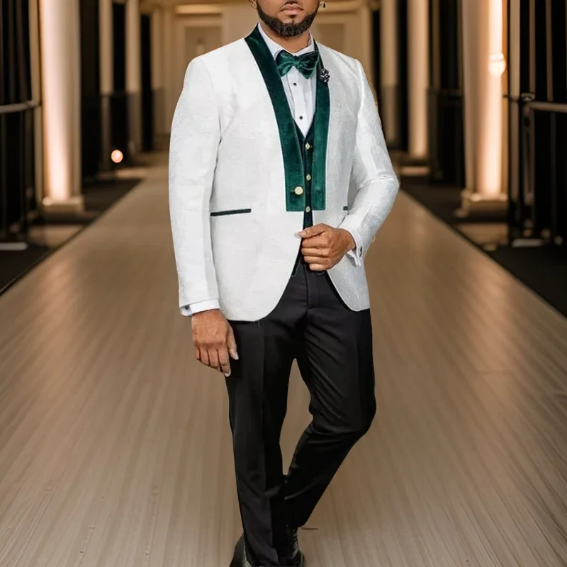 Men Formal Wear Clothes - Afrykańskie garnitury ślubne dla mężczyzn Slim