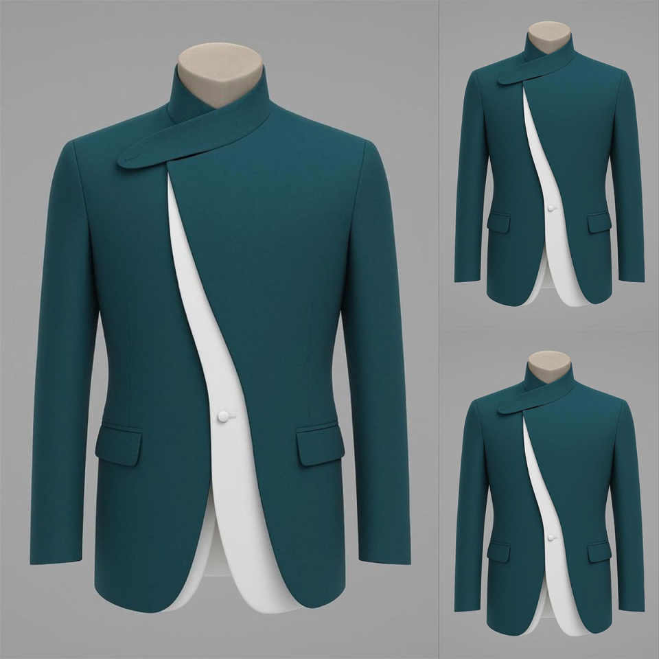 Unique Men'S Formal Wear - Unikatowe męskie smokingi projektantów, jednoczęściowa marynarka