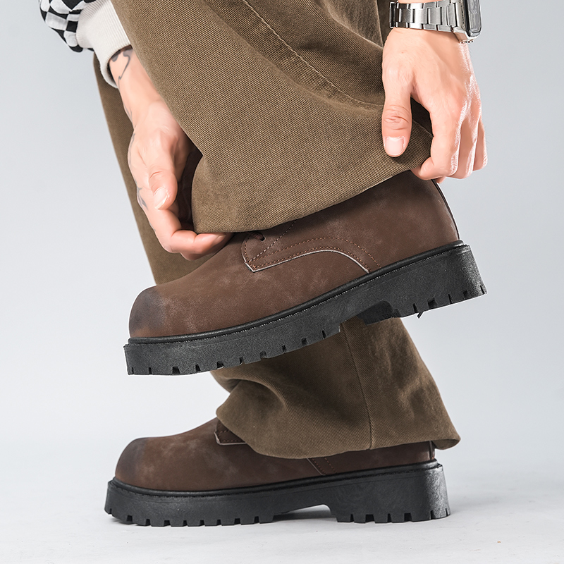 Formal Men Daily Wear Footwear - Eleganckie męskie buty skórzane na sznurowadła,