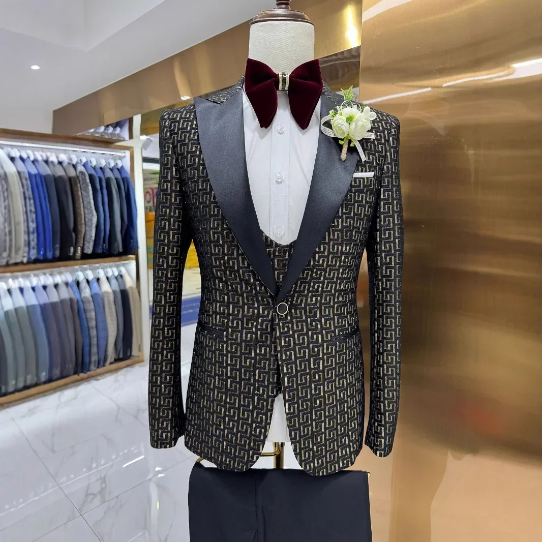 Men Formal Wear 2025 - Garnitury na studniówkę dla mężczyzn Slim