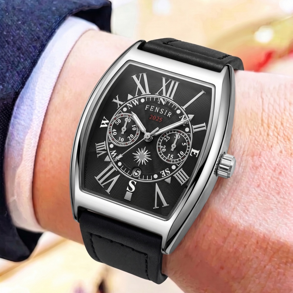 High End Men'S Formal Wear - Luksusowy męski zegarek z kwarcowym mechanizmem