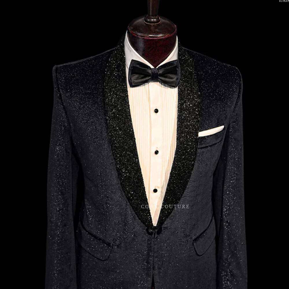 Eleganckie dwuczęściowe garnit – Men Formal Wear Clothes recenzja i cena