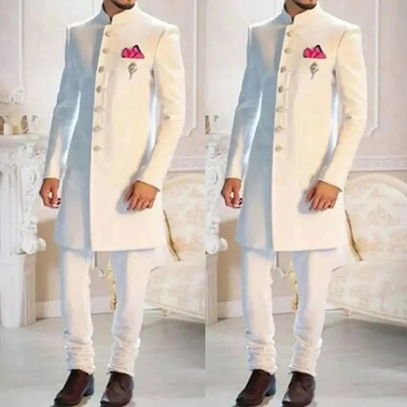 Modny biały smoking z indyjski – Men Formal Wear Indian recenzja i cena