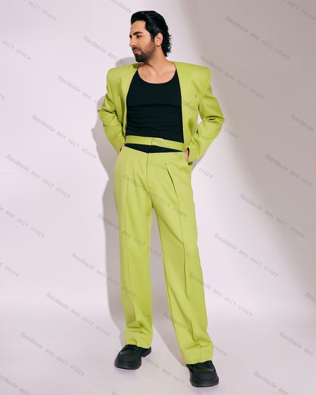 Męski garnitur w kolorze zielo – Men'S Formal Wear For Wedding Guest recenzja i cena