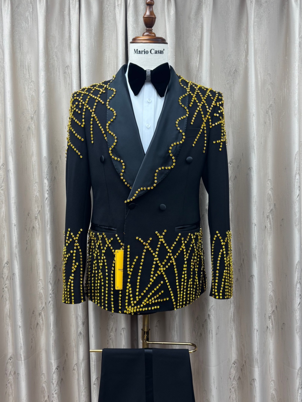 Elegancki męski garnitur z kor – Men Formal Wear Clothes recenzja i cena