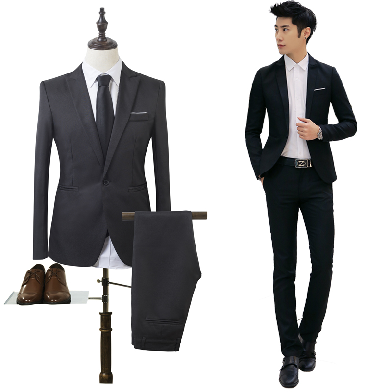 Męski garnitur biznesowy na we – Men Formal Wear Clothes recenzja i cena