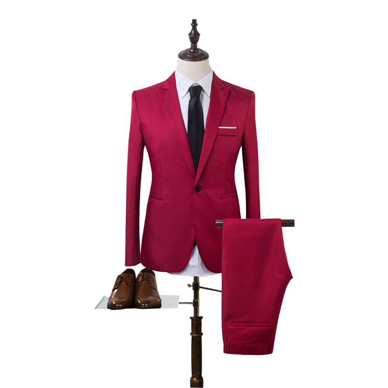 Męski garnitur biznesowy na we – Men Formal Wear Clothes recenzja i cena