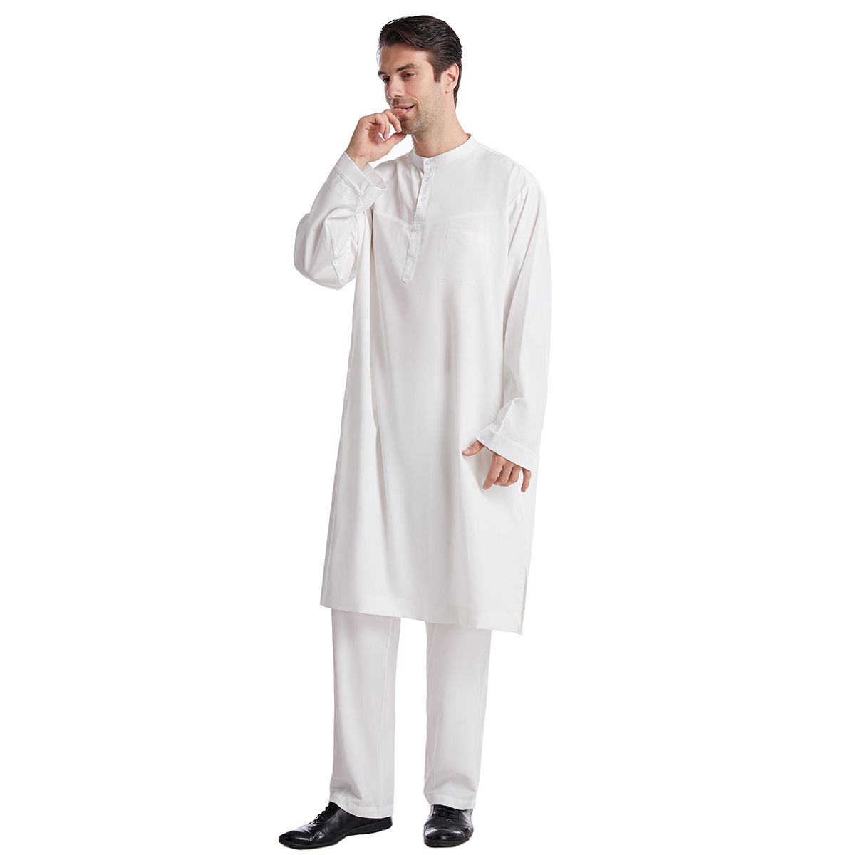 Muzułmanki Jubba Thobe 2-Pice  – Men Formal Wear Dubai recenzja i cena