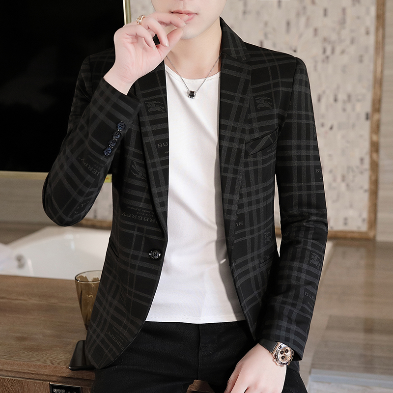Męski cienki garnitur wiosenno – Men Formal Wear Clothes recenzja i cena