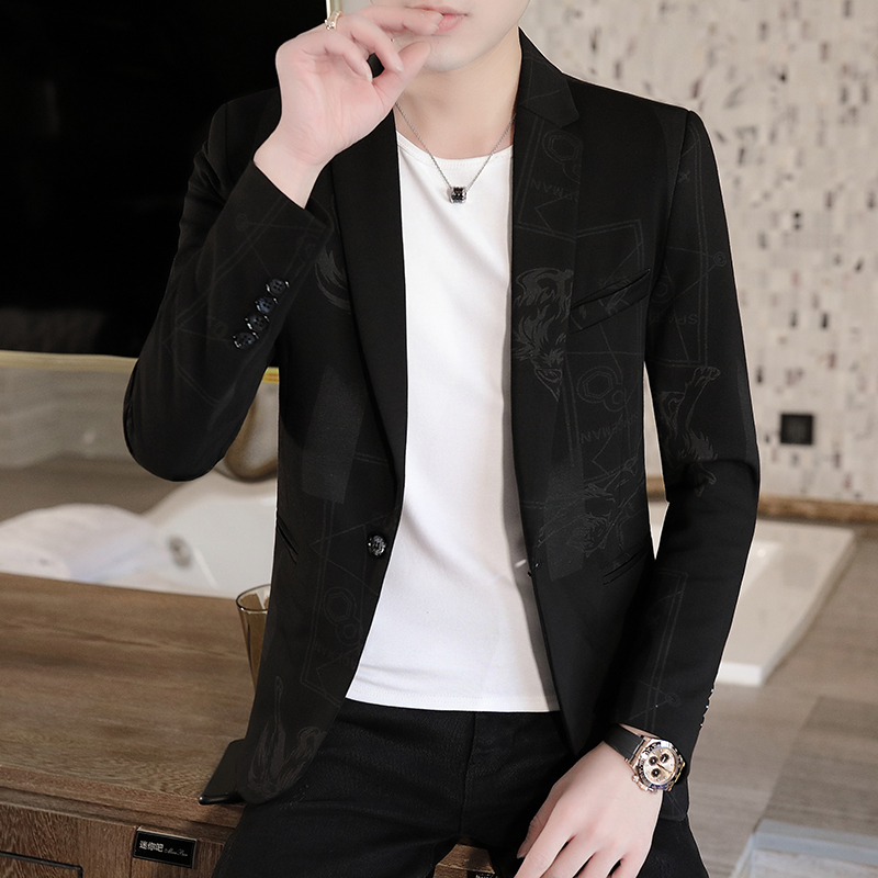 Męski cienki garnitur wiosenno – Men Formal Wear Clothes recenzja i cena