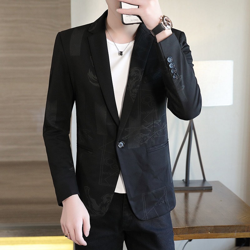 Męski cienki garnitur wiosenno – Men Formal Wear Clothes recenzja i cena