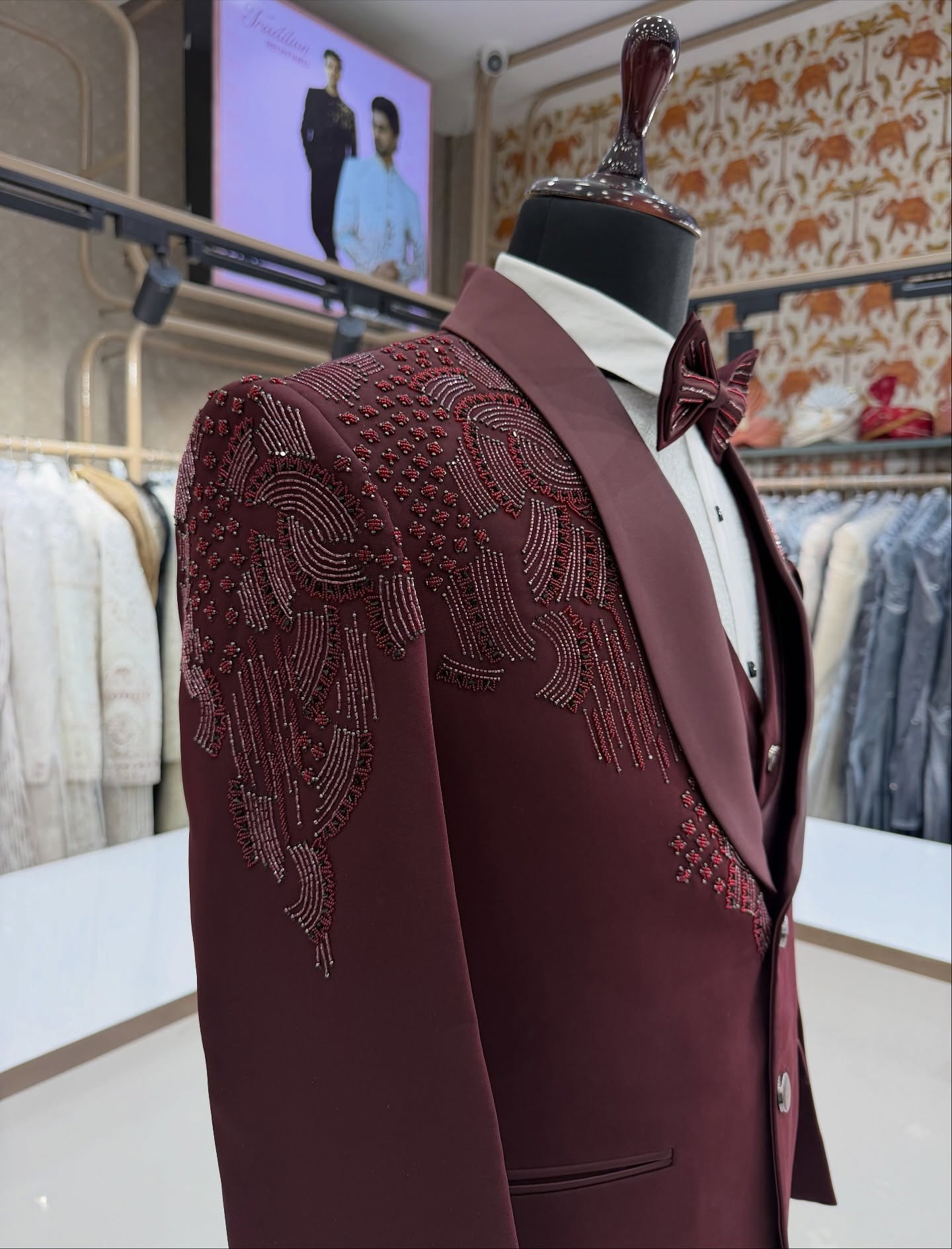 3-częściowe garnitury ślubne d – Men Formal Wear Modern recenzja i cena