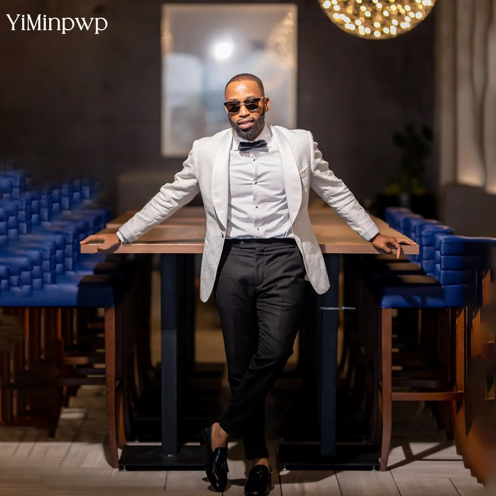 Luksusowe Białe Garnitury Męsk – Men Formal Wear Modern recenzja i cena
