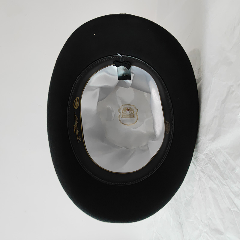 Czarny filcowy cylinder z wełn – Victorian Men'S Formal Wear recenzja i cena
