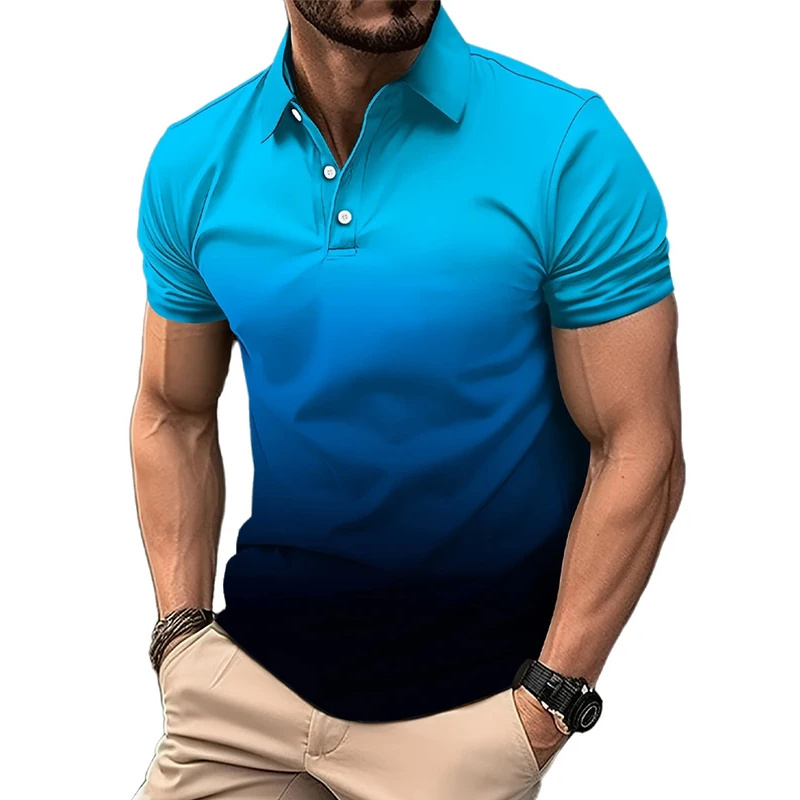 Męska koszulka polo, krótki rę – Men Formal Wear Clothes recenzja i cena