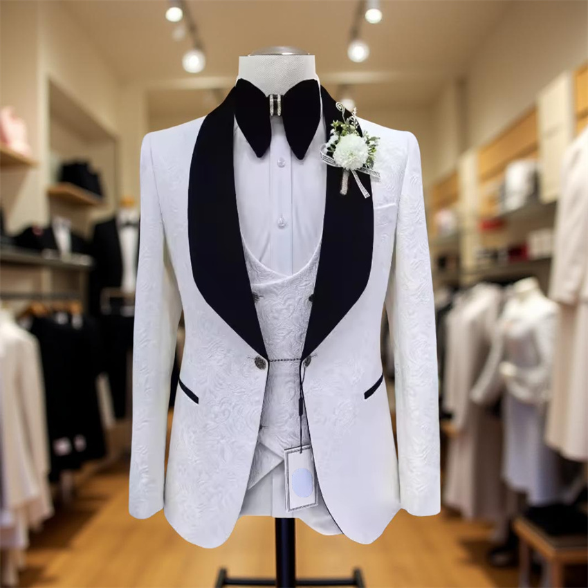 3-częściowy garnitur ślubny mę – Men Formal Wear 2025 recenzja i cena