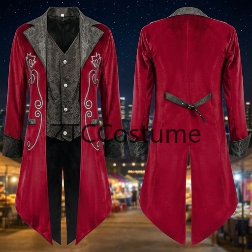 Steampunkowy wiktoriański frak – Victorian Men'S Formal Wear recenzja i cena
