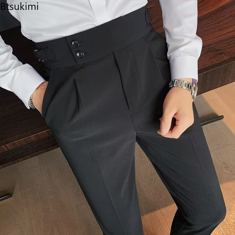 Nowe męskie spodnie garniturow – Men'S Formal Wear Accessories recenzja i cena